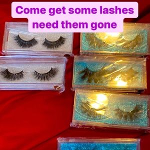 I am selling clothes, lashes, and purses